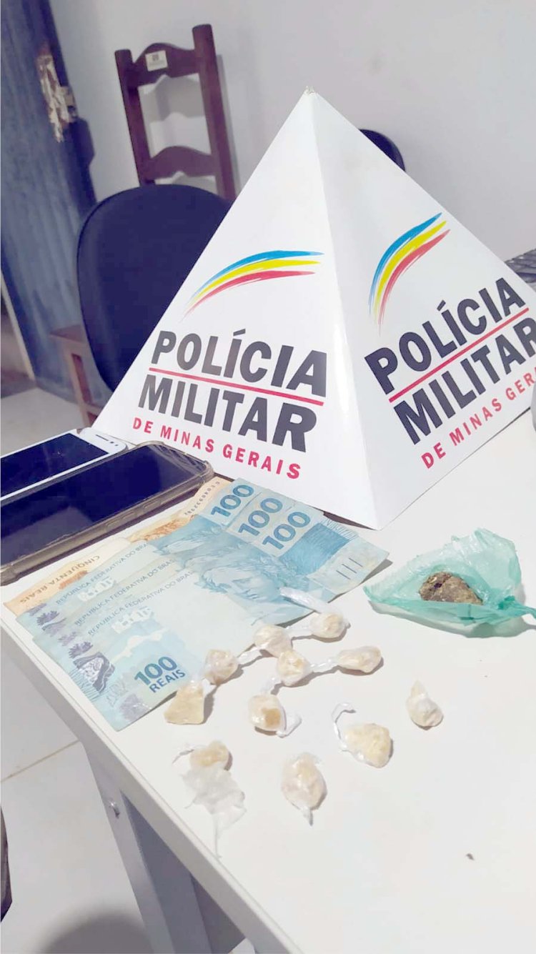 Polícia Militar prende dois por tráfico de drogas