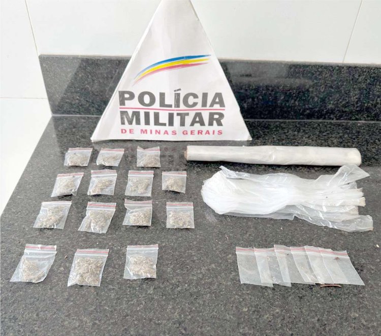 Polícia Militar apreende drogas no Bairro Ouro Branco