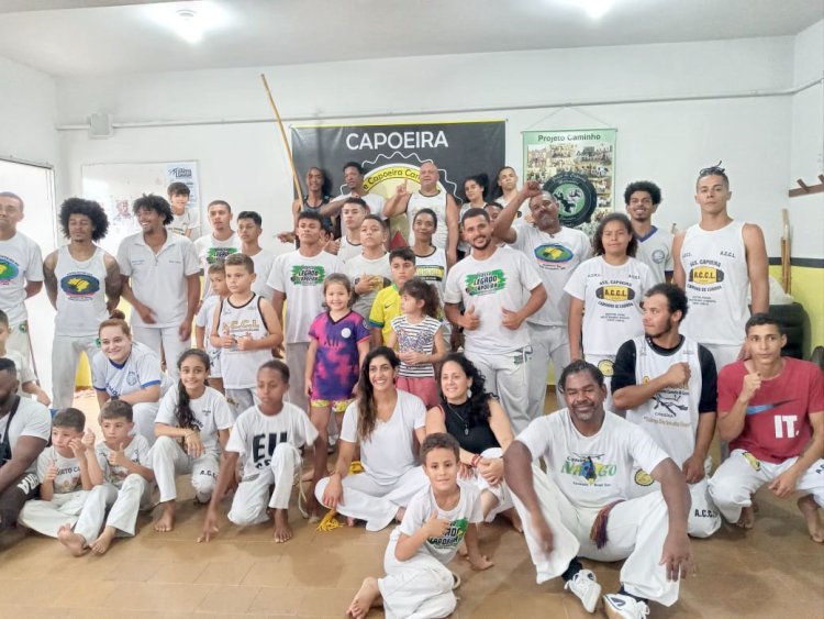 Associação Caminho de Luanda leva aulas de Capoeira a alunos do Patronato São Luiz