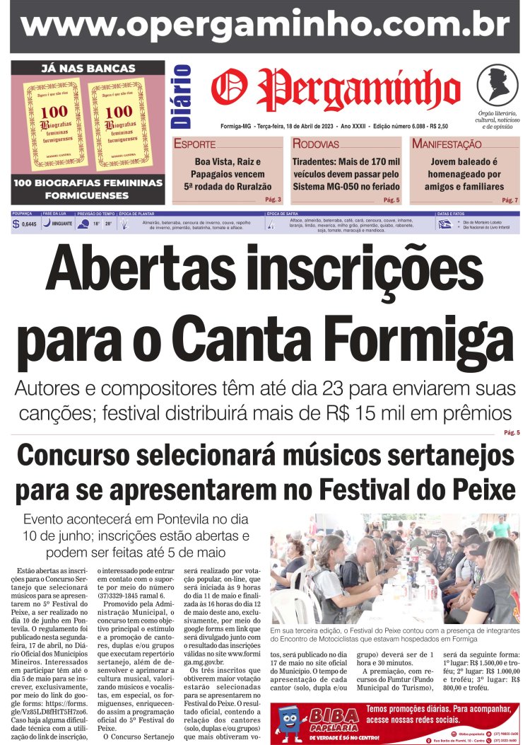 O Pergaminho 18/04/23