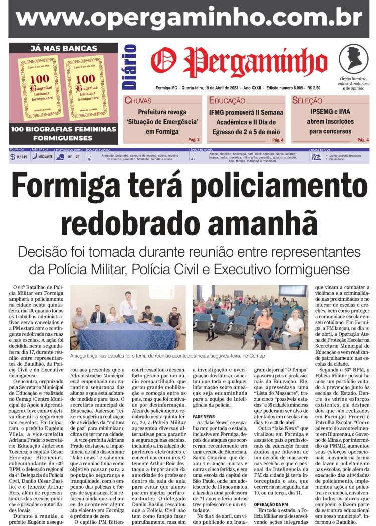 O Pergaminho 19/04/23
