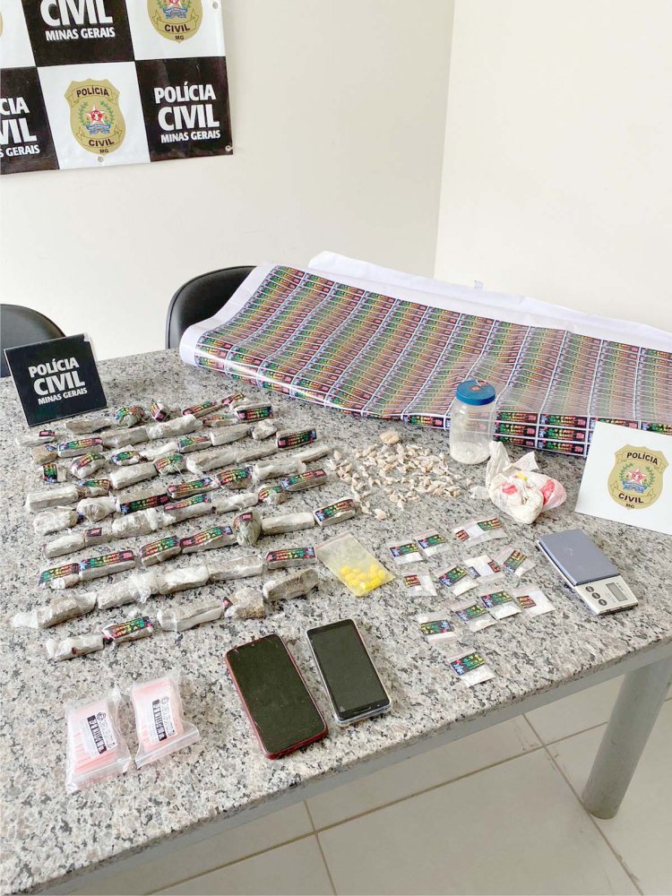 Ação da Polícia Civil apreende crack, cocaína e ecstasy