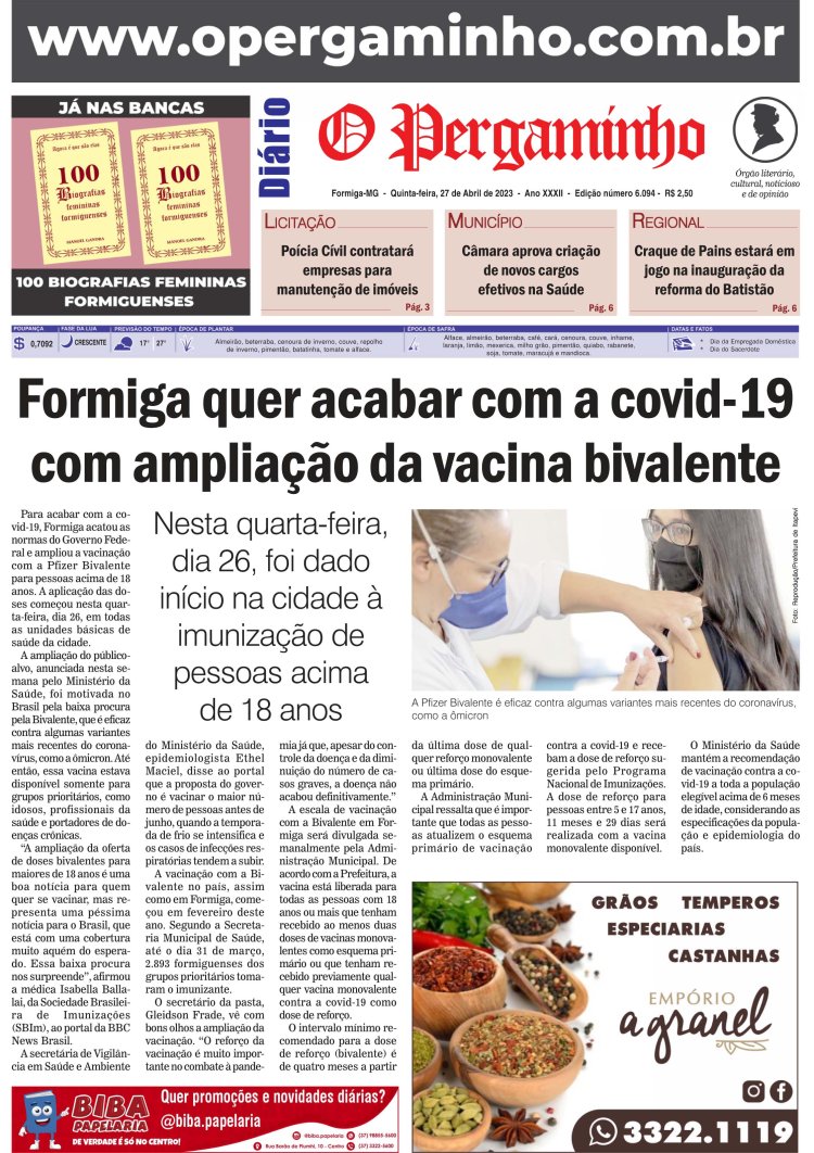 O Pergaminho 27/04/23