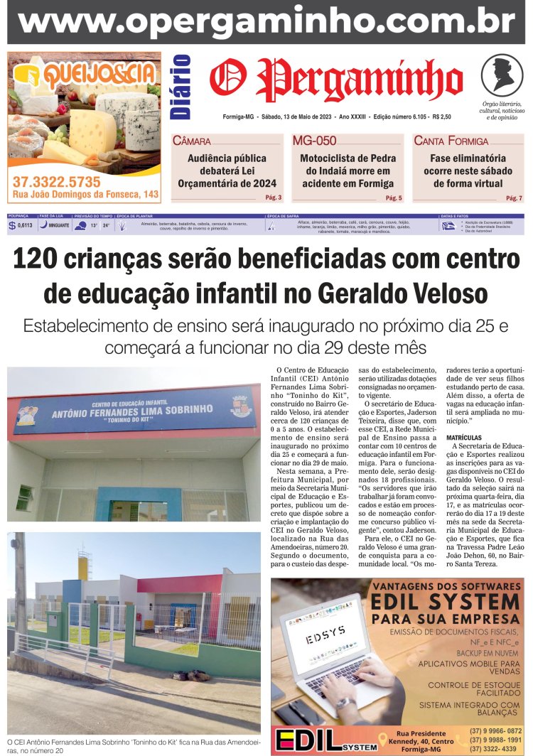 O Pergaminho 13/05/23