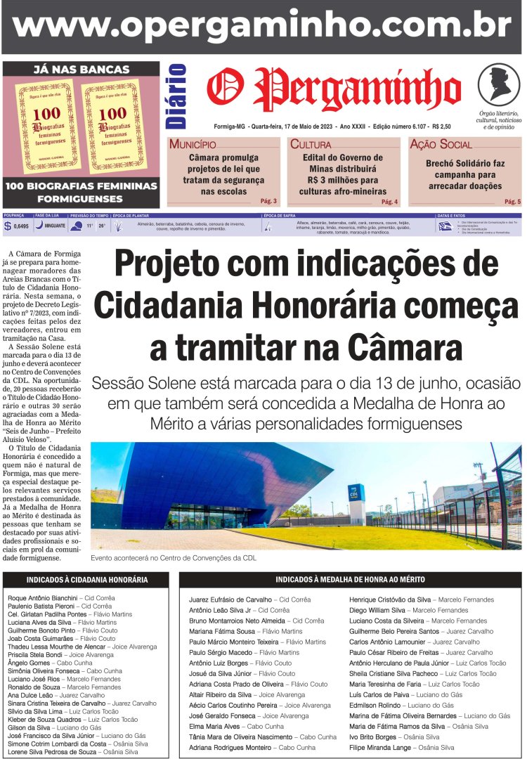 O Pergaminho 17/05/23
