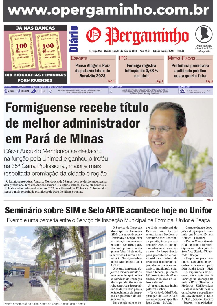 O Pergaminho 31/05/2023