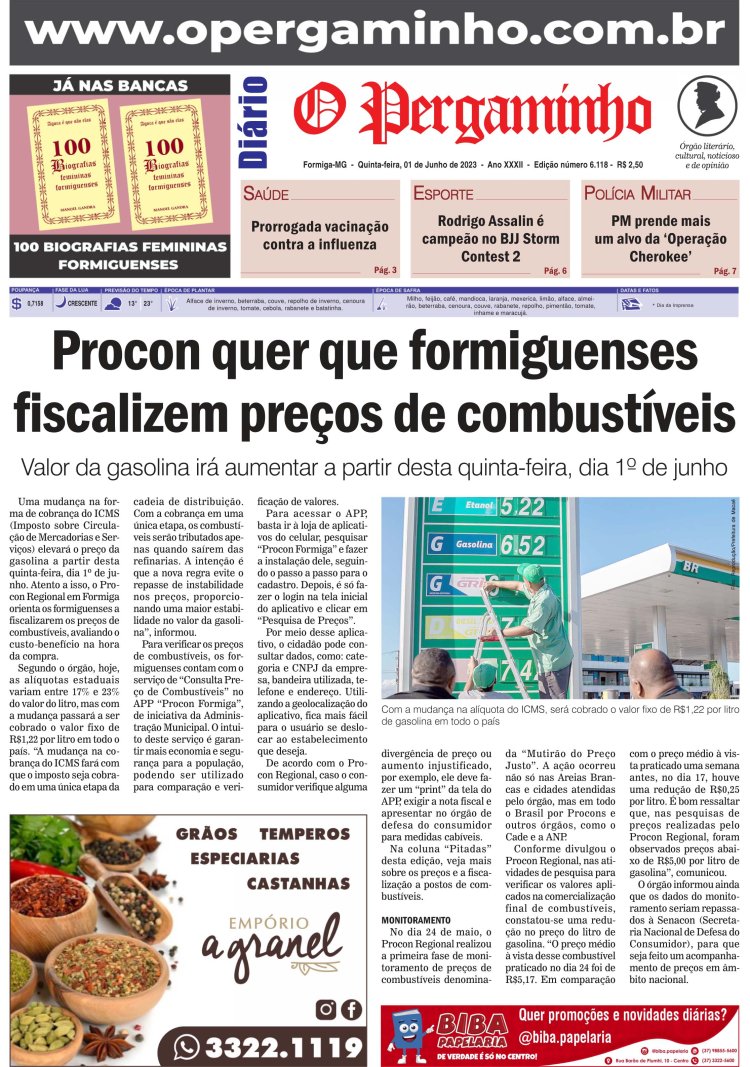 O Pergaminho 01/06/2023