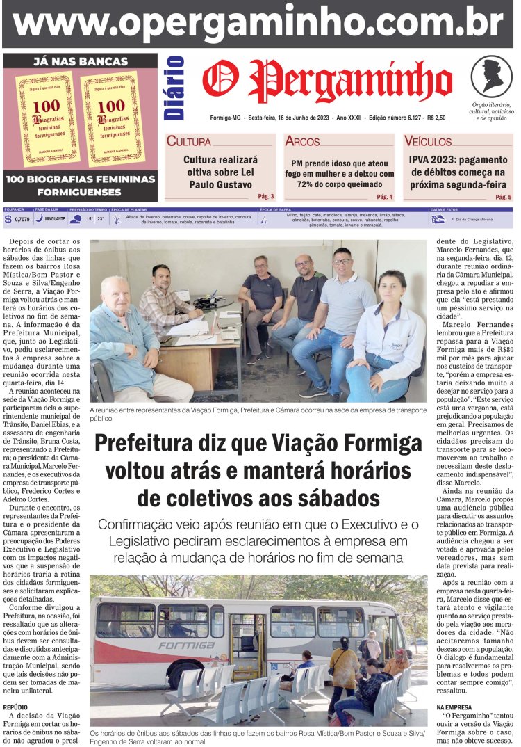 O Pergaminho 16/06/2023