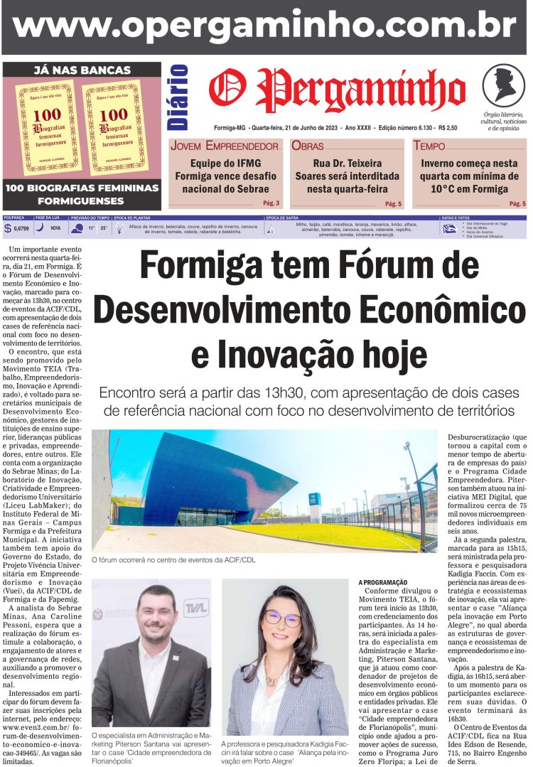 O Pergaminho 21/06/2023