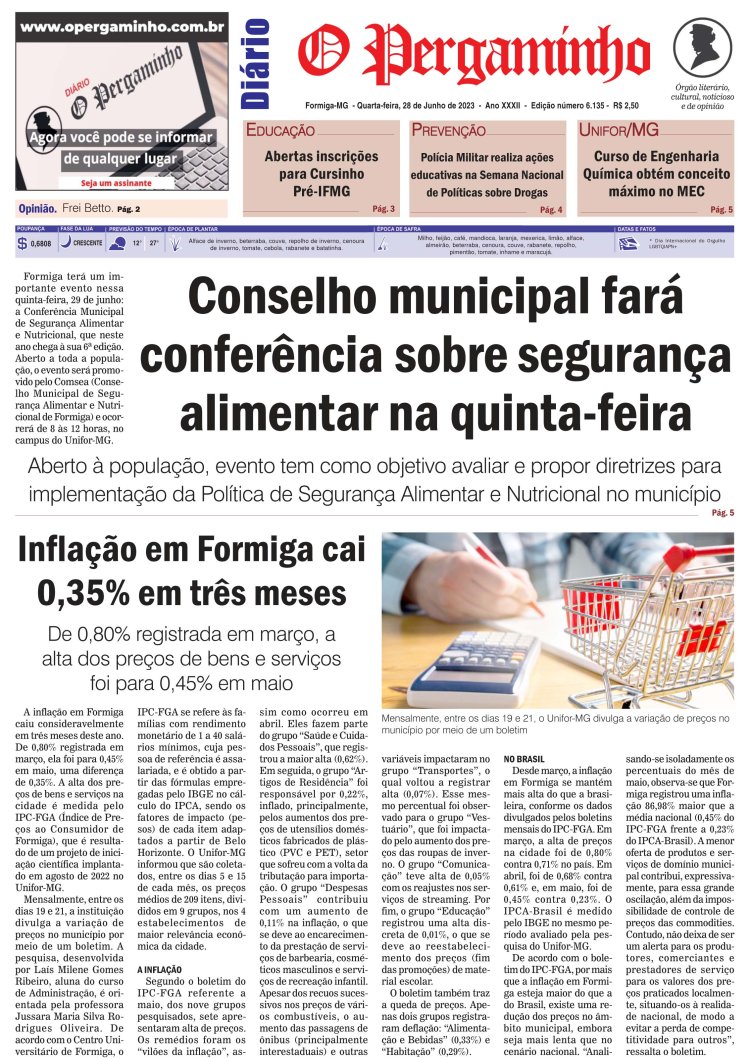 O Pergaminho 28/06/2023