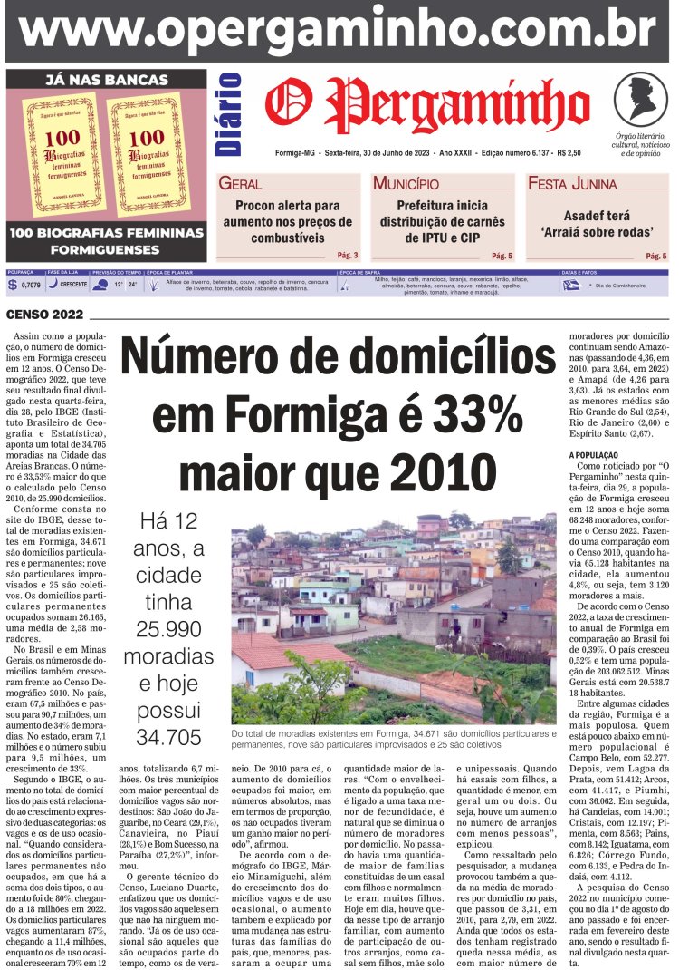 O Pergaminho 30/06/2023