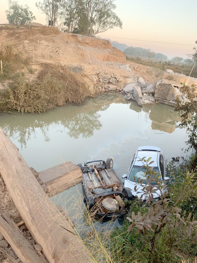 Lagoa da Prata: Veículos caem em rio e jovem de 21 anos morre