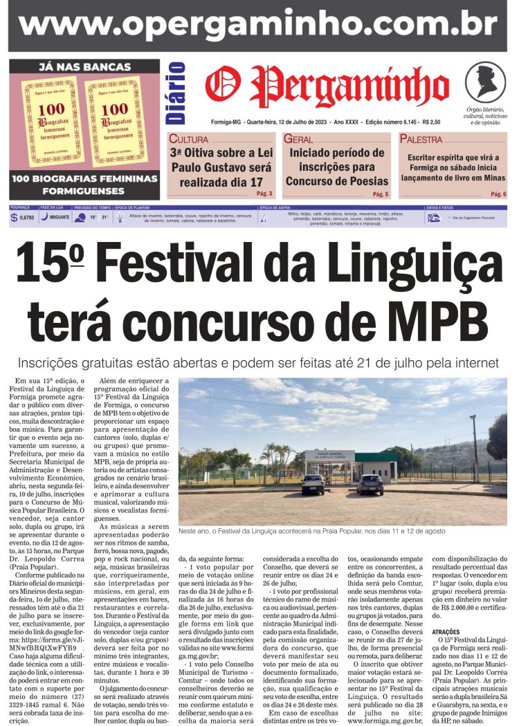 O Pergaminho 12/07/2023