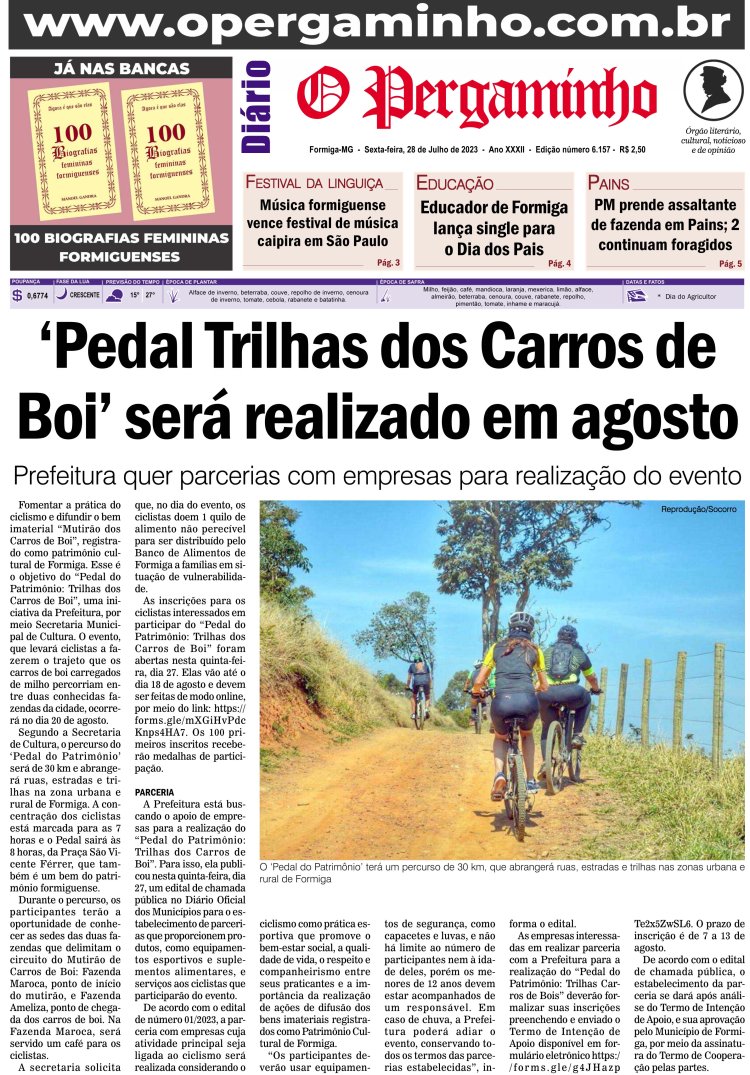 O Pergaminho 28/07/2023