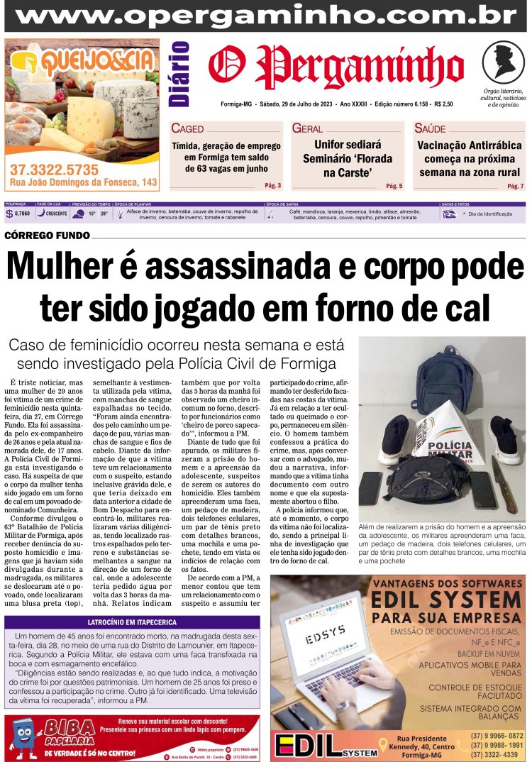 O Pergaminho 29/07/2023