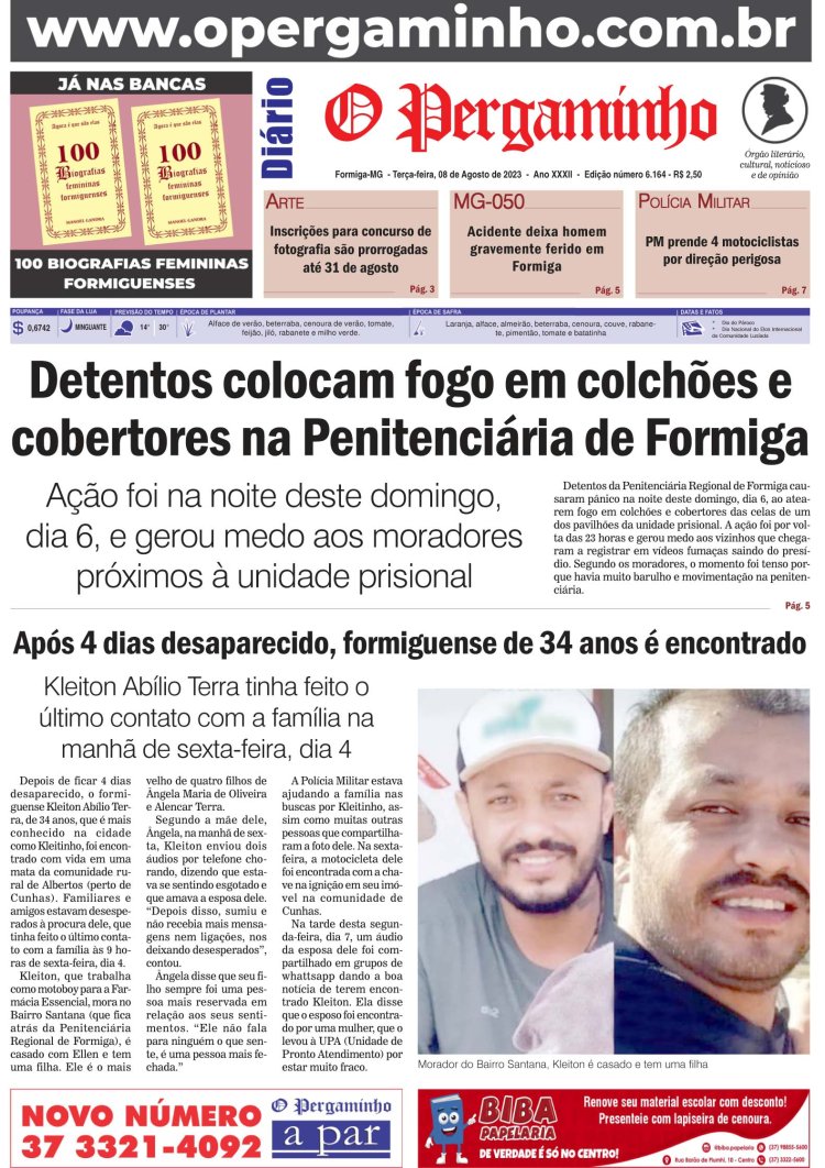 O Pergaminho 08/08/2023