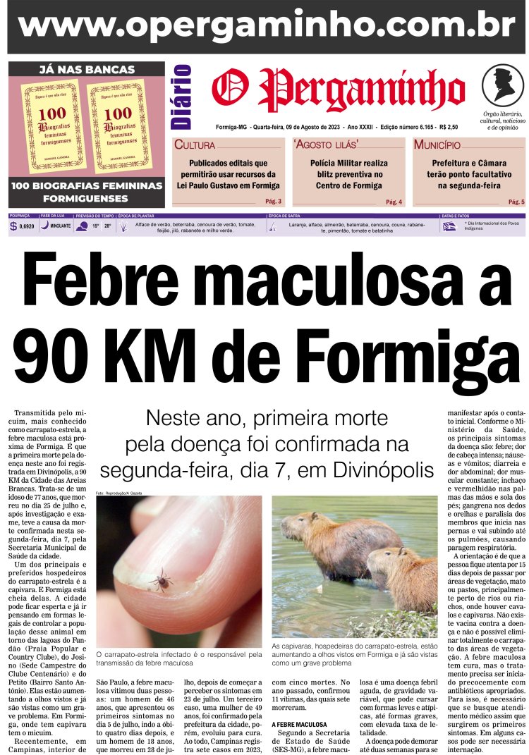 O Pergaminho 09/08/2023
