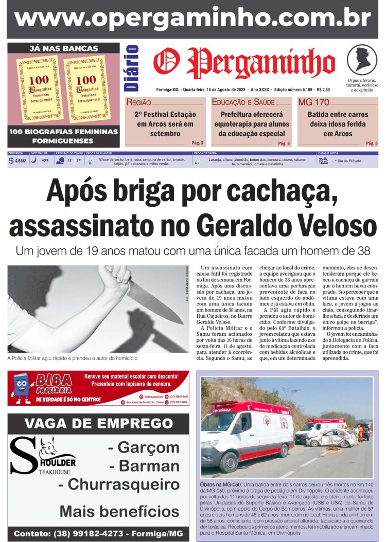 O Pergaminho 14/08/2023