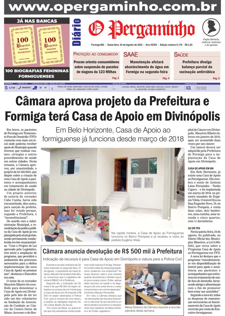 O Pergaminho 25/08/2023