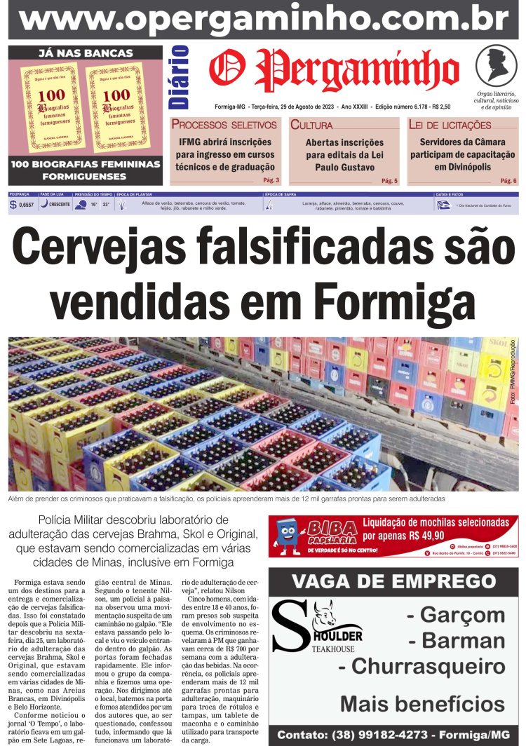 O Pergaminho 29/08/2023