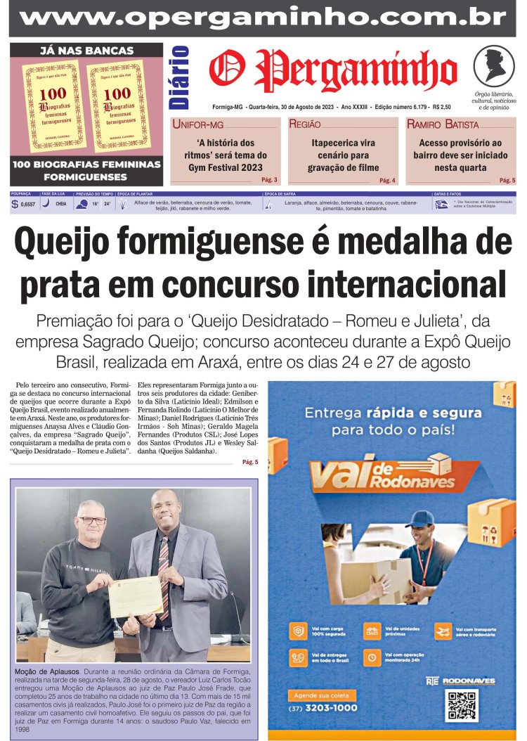 O Pergaminho 30/08/2023