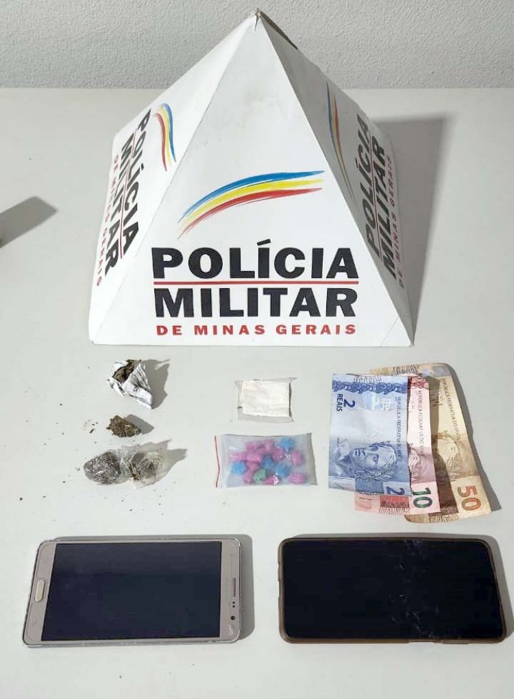 PM prende jovens com drogas em pátio de posto de gasolina na Avenida Brasil