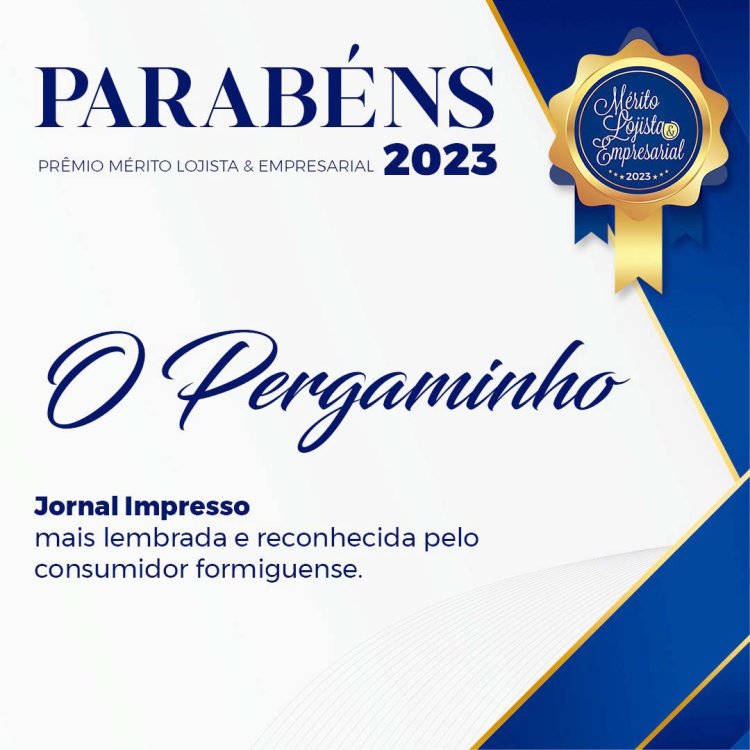 ‘O Pergaminho’ vence Mérito Lojista pela 22ª vez e prepara caderno especial