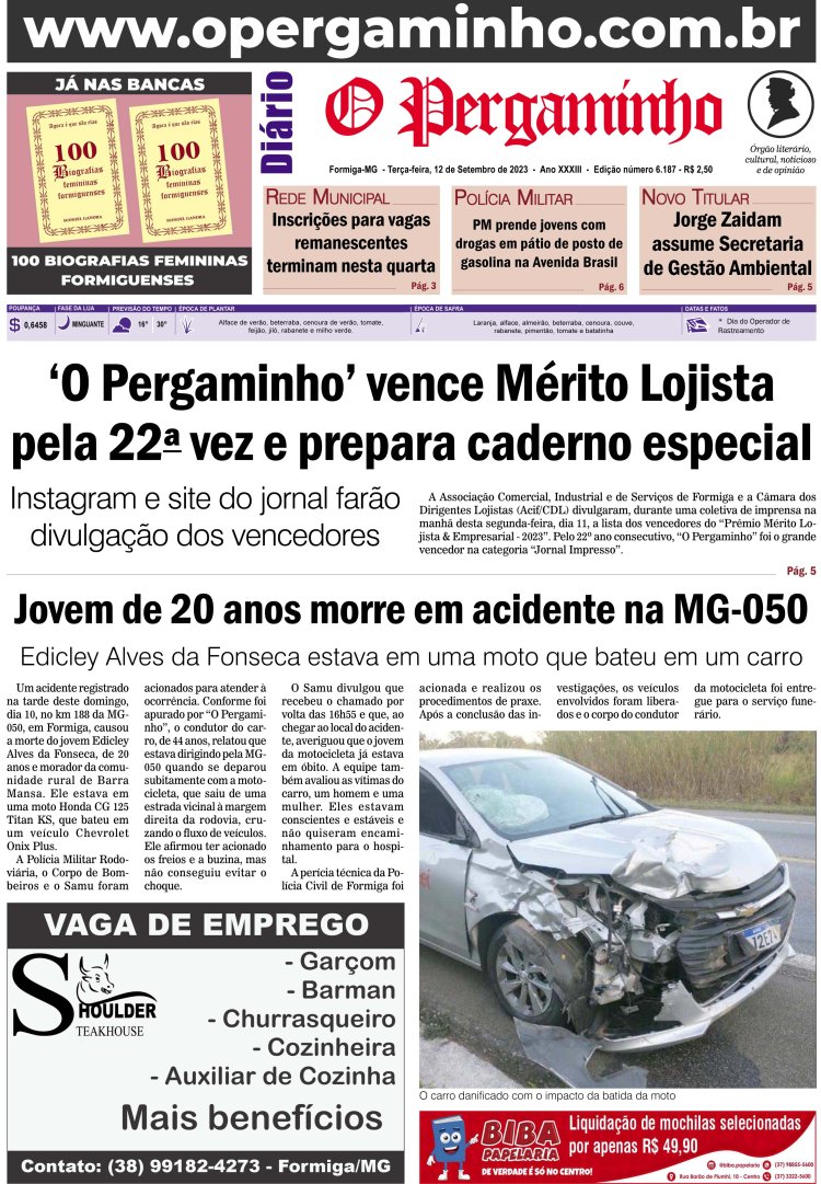 O Pergaminho 12/09/2023