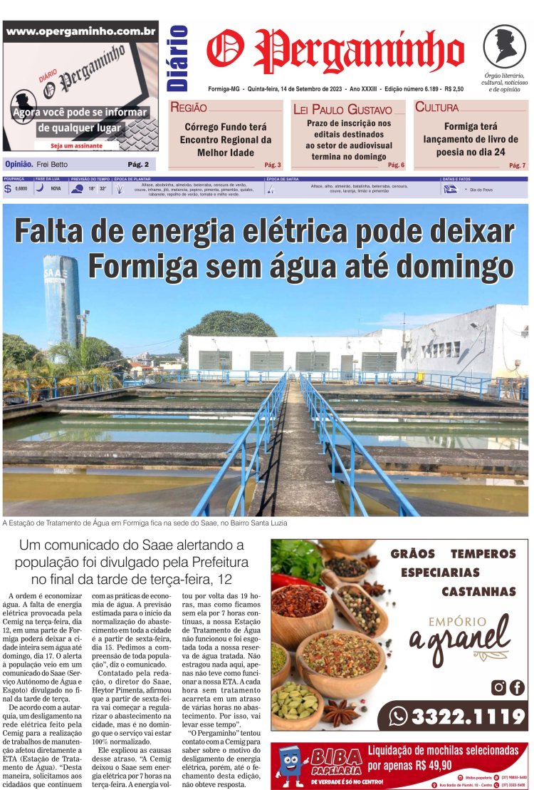 O Pergaminho 14/09/2023