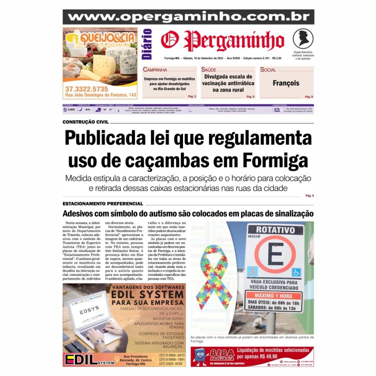O Pergaminho 16/09/2023