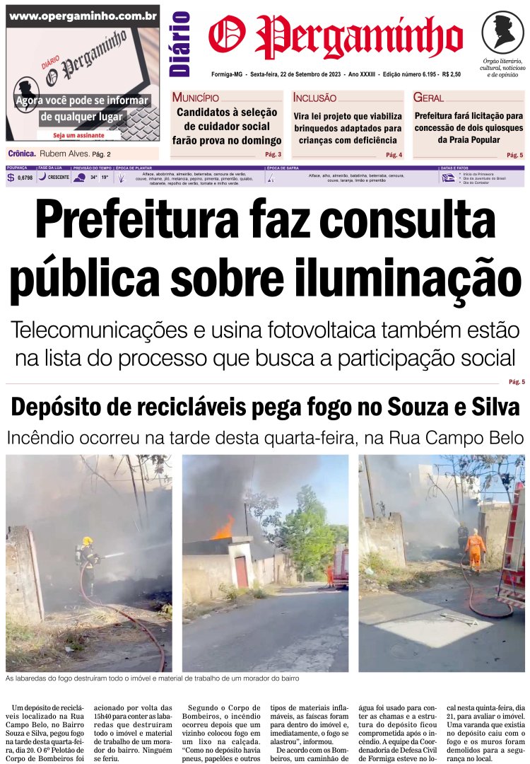 O Pergaminho 22/09/2023