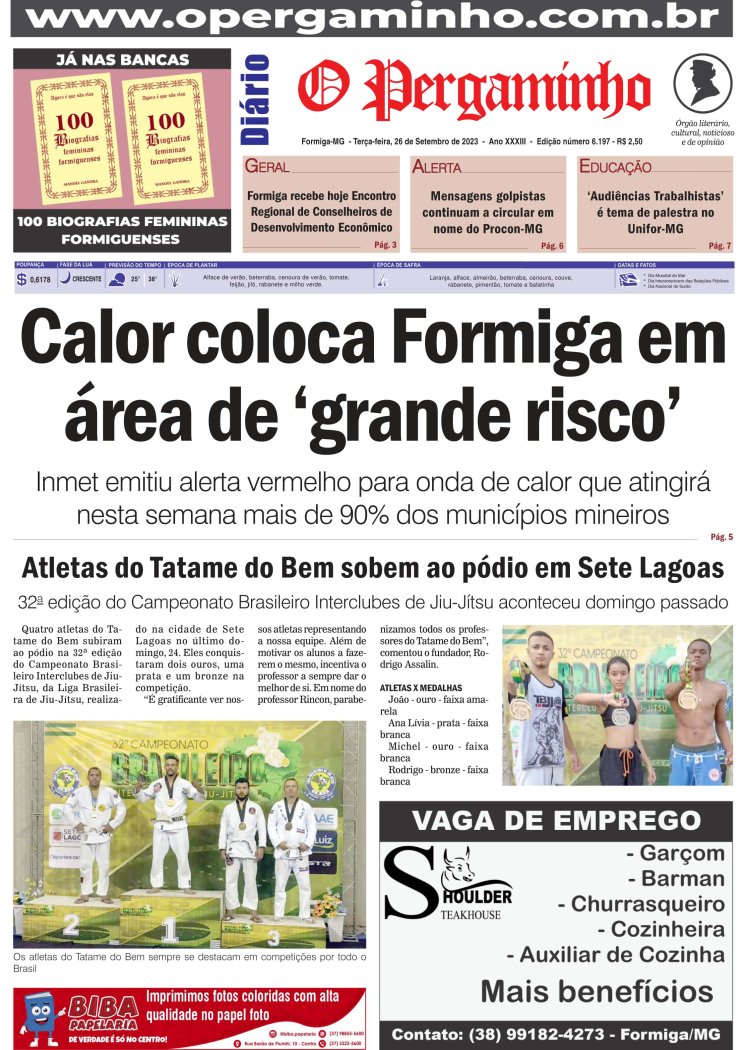 O Pergaminho 26/09/2023