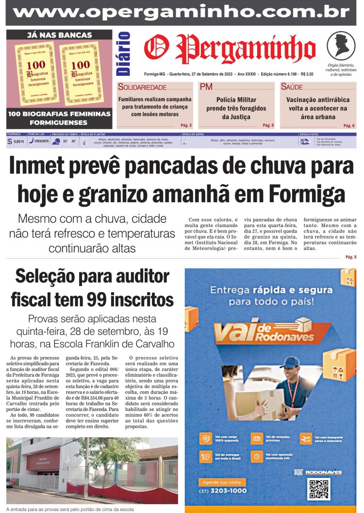 O Pergaminho 27/09/2023