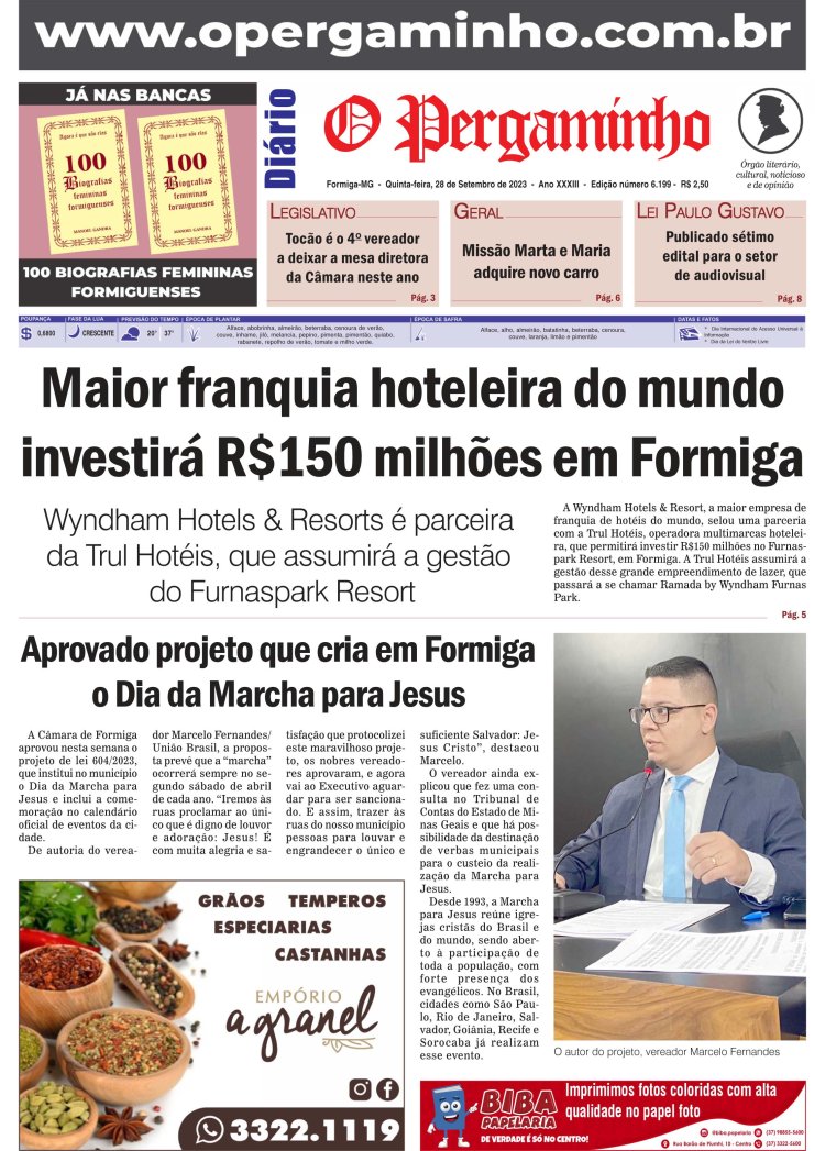 O Pergaminho 28/09/2023