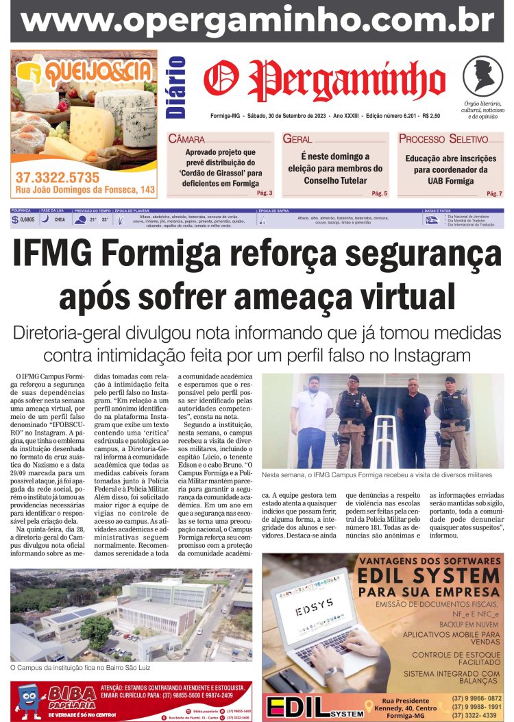 O Pergaminho 30/09/2023