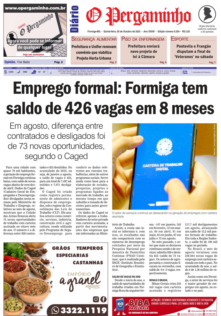 O Pergaminho 05/10/2023