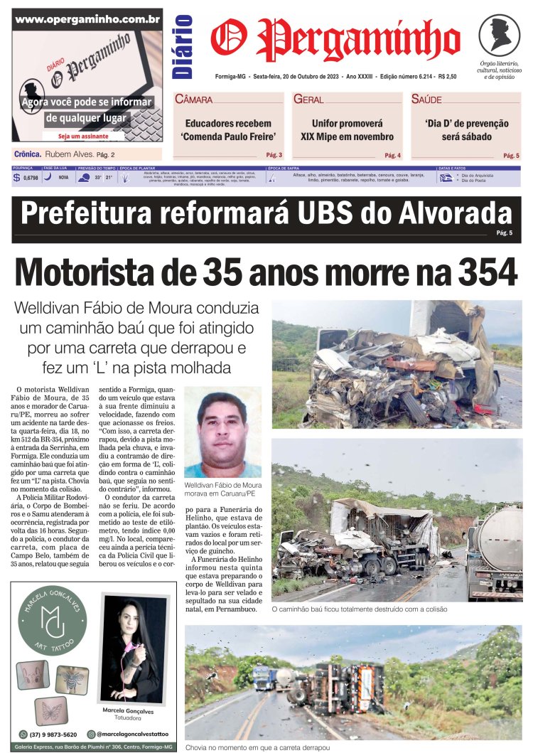 O Pergaminho 20/10/2023