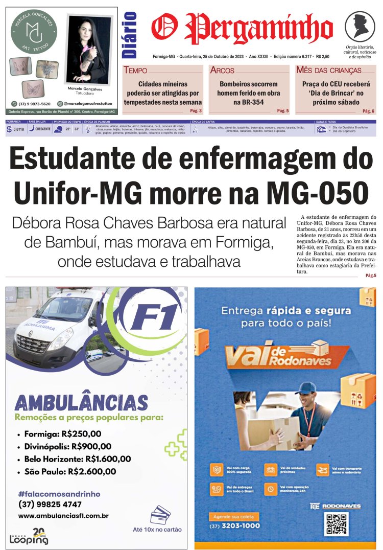 O Pergaminho 25/10/2023