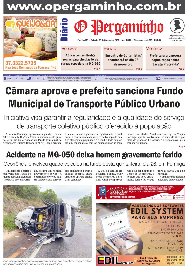 O Pergaminho 28/10/2023