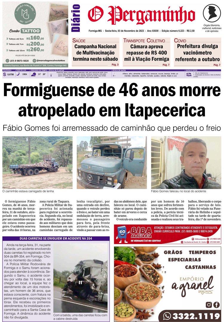 O Pergaminho 03/11/2023