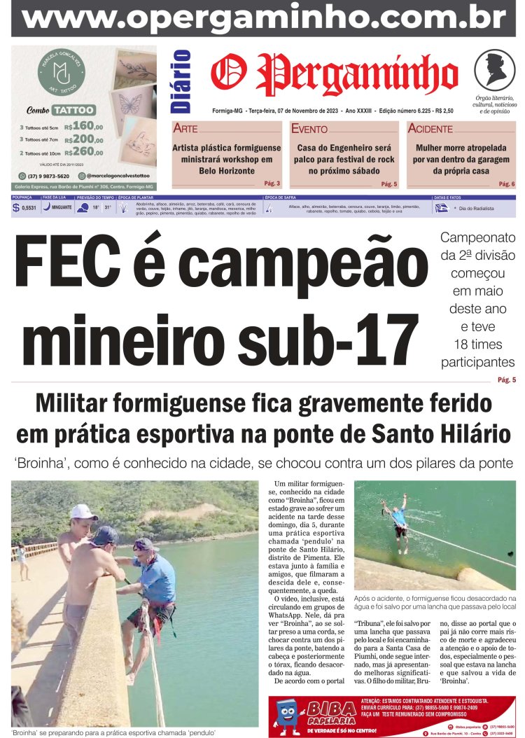 O Pergaminho 07/11/2023