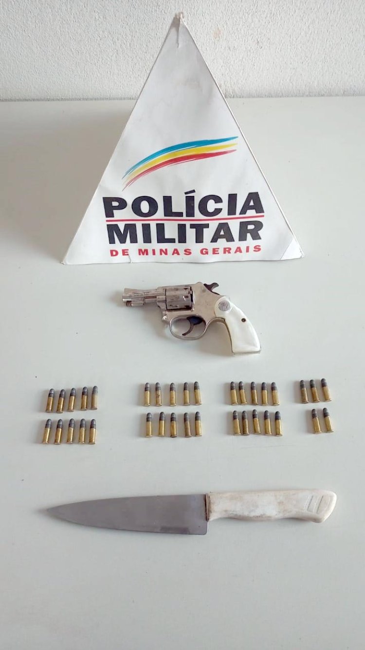 Polícia Militar prende homem por porte ilegal de arma