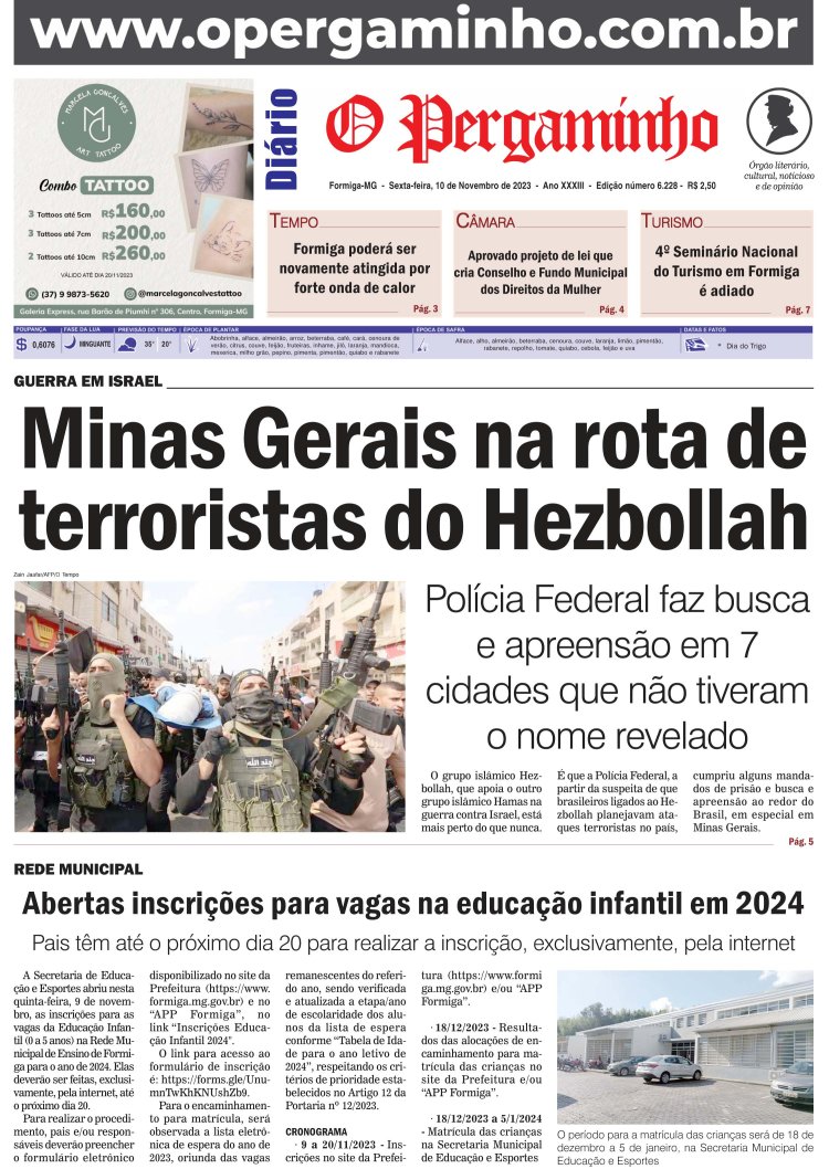 O Pergaminho 10/11/2023