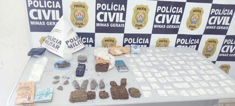 Polícia Militar apreende grande quantidade de drogas em Pains