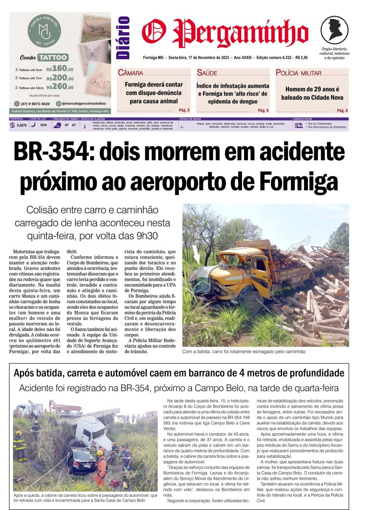 O pergaminho 17/11/2023