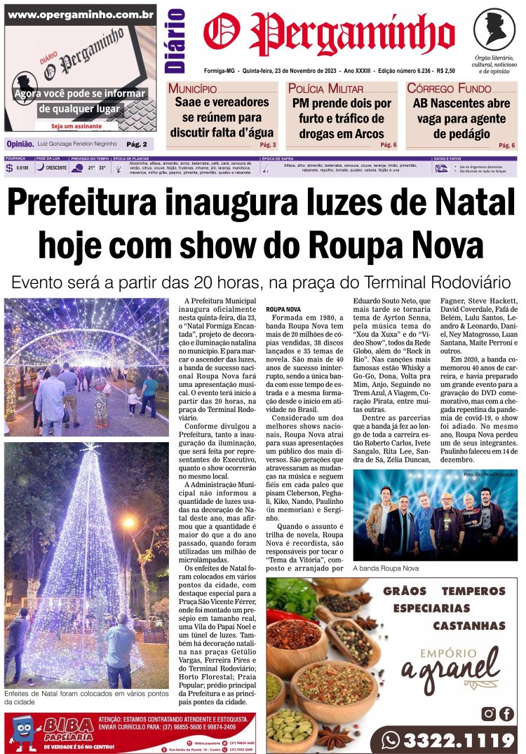 O Pergaminho 23/11/2023