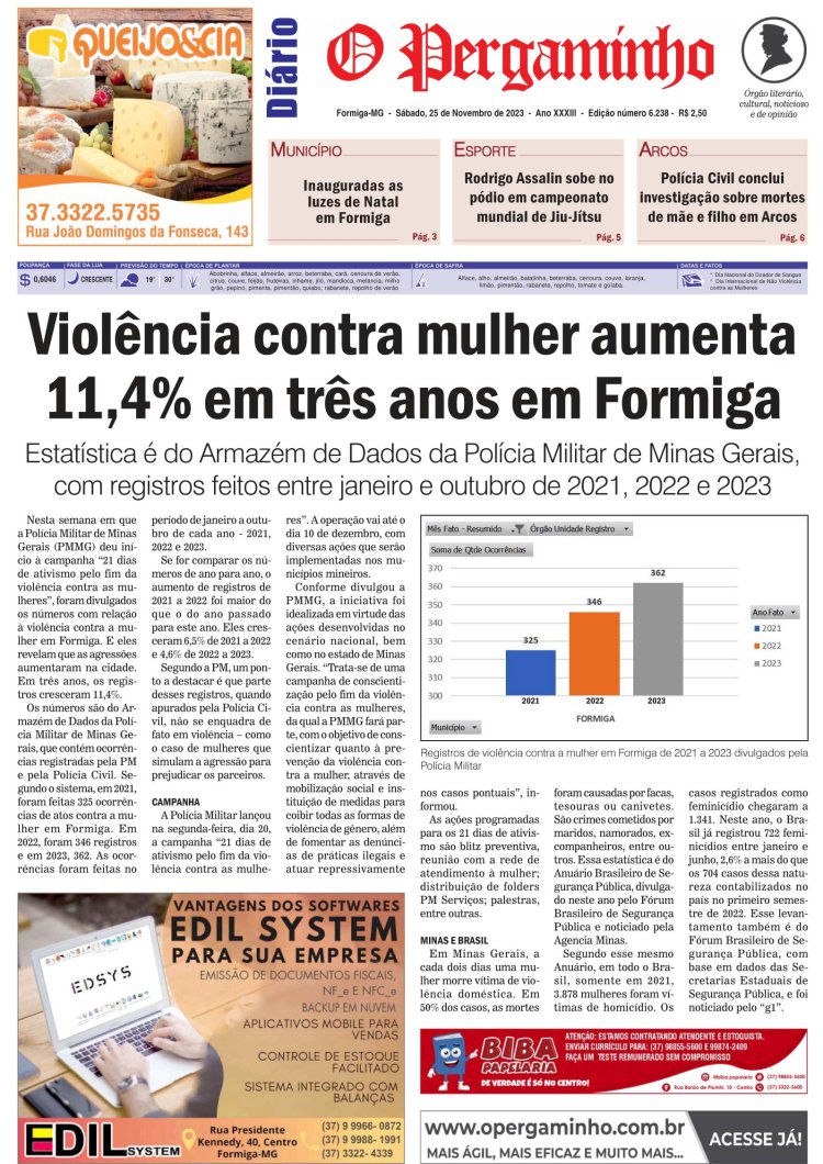 O Pergaminho 24/11/2023