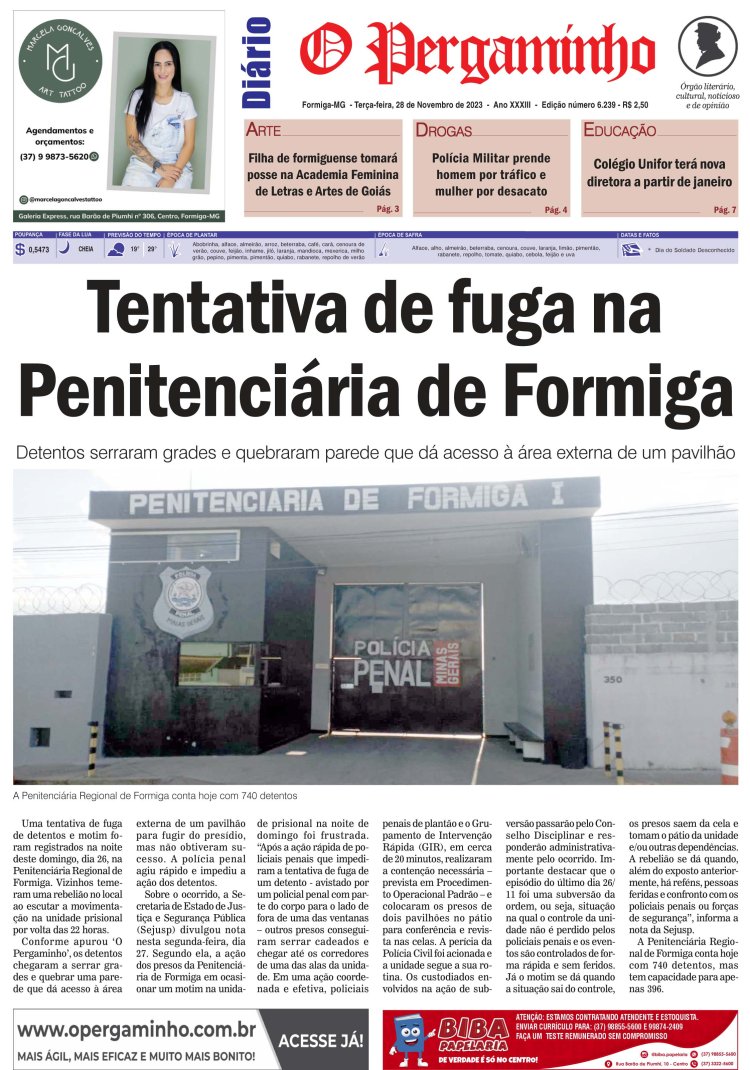 O Pergaminho 28/11/2023