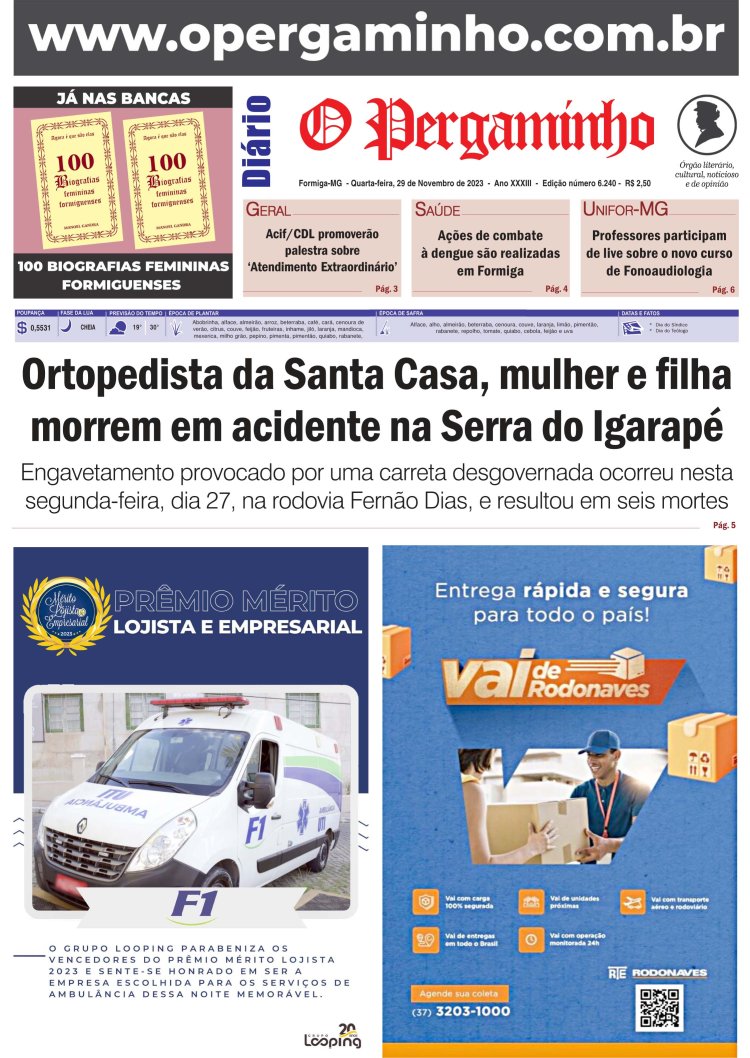 O Pergaminho 29/11/2023