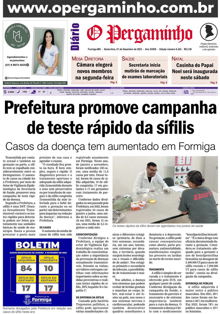 O Pergaminho 01/12/2023